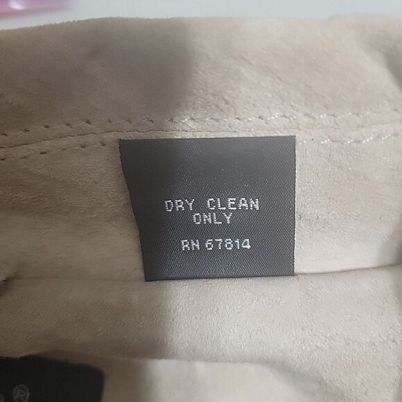 Genelli Mens Leather Fringe Jacket Size XXL Blonde Tan Coat Vintage - Picture 14 of 16